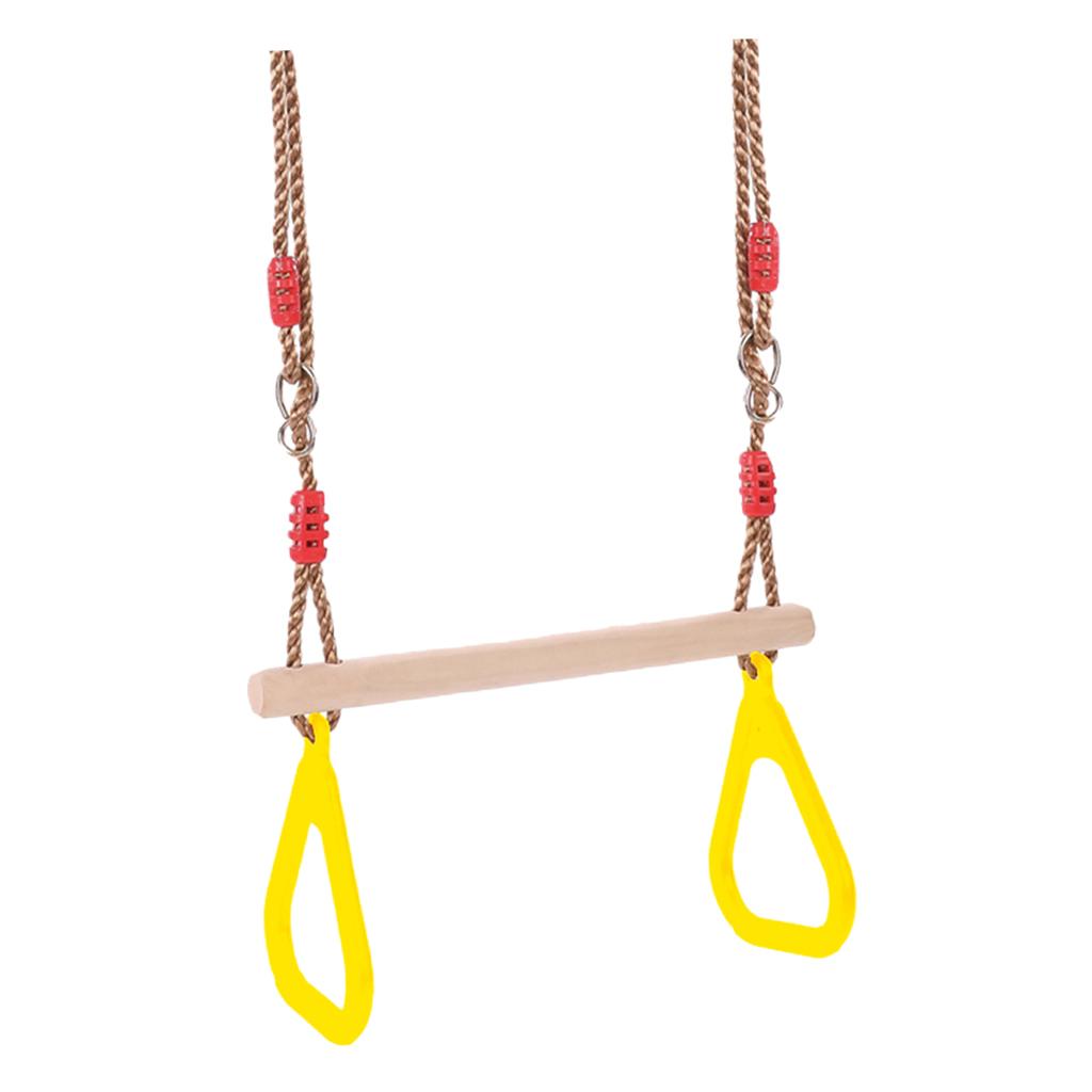 Indoor Outdoor Fun Swing Sets  - đánh giá và giá Gymnastic Ring Wood