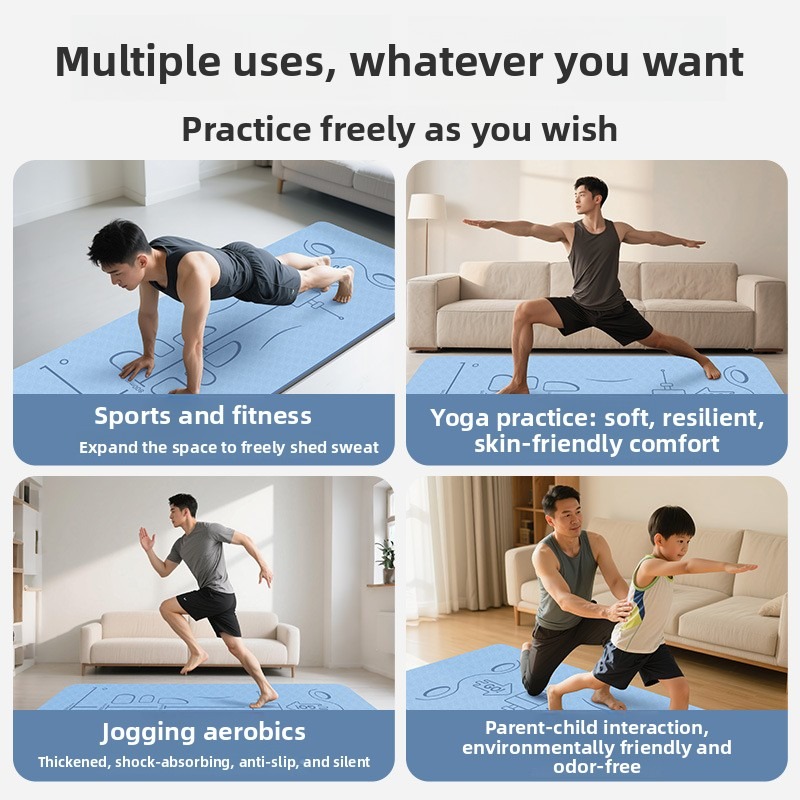 Large Size Yoga Mat Mens Fitne - đánh giá và giá Ab Mat Crunch