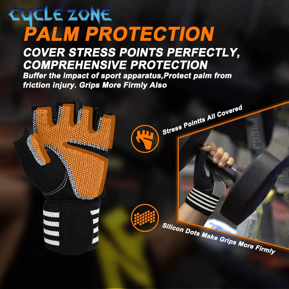 1 Pair Half Finger Gym Fitness - đánh giá và giá Crossfit Equipment